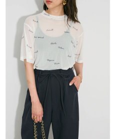 Green Parks ロゴ入りチュールトップス