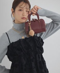 earth music&ecology ミニボストンバッグ