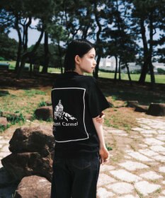 SHARE PARK LADIES 【UVカット・吸水速乾・ストレッチ・軽量 】バックプリントポケットTシャツ（S・Mサイズ）
