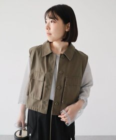 Green Parks ・ＳＵＧＡＲ　ＳＰＯＯＮ　ミリタリーショートベスト