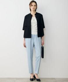 ICB L 【先行予約・WEB限定カラーあり】 FluidBackSatin バンドカラーシャツ