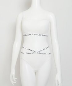 WEGO 【ブラトップ＆ショーツセット】Liliane　Ciel　ロゴテープ