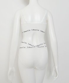 WEGO 【ブラトップ＆ショーツセット】Liliane　Ciel　ロゴテープ