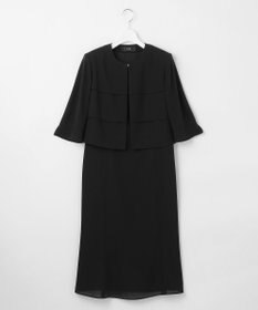 自由区 FORMAL 【人気NO.1 / 洗える】ボレロ風ワンピース