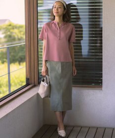 J.PRESS LADIES S 【人気素材】セルロースリネンストレッチ ナロー スカート