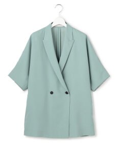 ICB 【先行予約】 FluidBackSatin ハーフスリーブジャケット