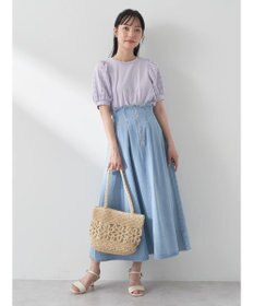 earth music&ecology フラワーレースプルオーバー