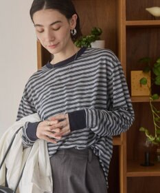 WEGO 【ANGIE VINTAGE】シアースラブボーダーロンＴ