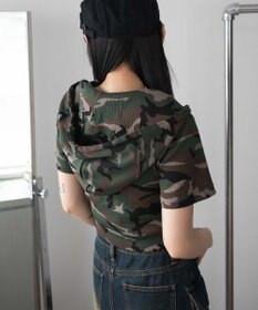 WEGO リブハンソデジップパーカー