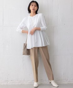 23区 L 【洗える】ドライ2WAYストレッチ テーパードパンツ