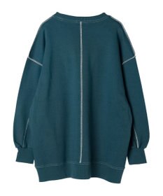 earth music&ecology 配色ルーズスウェット