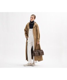 genten ゴートシュリンク かぶせ付トートバッグ