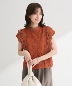 Green Parks ・Ｐｅｔｉｔ　Ｆｌｅｕｒ　フレンチレーシーブラウス