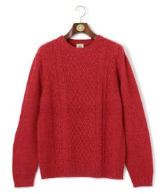 J.PRESS MEN 【KING SIZE】【Cash Lamb’s wool】ケーブルニット / クルー