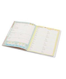 Mother garden しろたん 2024年 スケジュール帳 《シロタン喫茶柄》