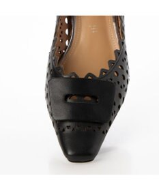 MODE ET JACOMO <MODE ET JACOMO>レーザーカットバックルモチーフパンプス