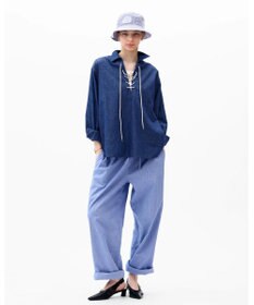 LENO CHAMBRAY PULLOVER / シャンブレーブラウス