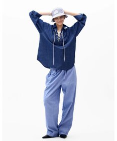 LENO CHAMBRAY PULLOVER / シャンブレーブラウス
