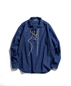 LENO CHAMBRAY PULLOVER / シャンブレーブラウス