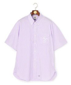 J.PRESS MEN 【AaronChang】【UNISEX】コットンタイプライター ストライプ シャツ / B.D. / Baggy-Fit