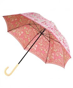 槇田商店 <新柄登場>Stig Lindberg HERBARIUM BRIGHT ピンク 長傘