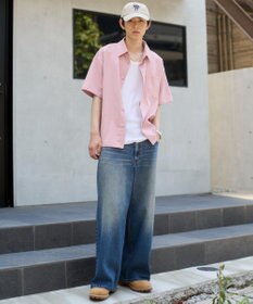 WEGO 【ユニセックス着用ITEM/SMLサイズ展開】エクストラバギーデニムパンツ
