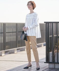 自由区 【XSサイズ～/洗える】SOMELOSシャーティング プルオーバーブラウス