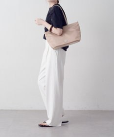 russet バイカラーレザーハンドルトートバッグ(SF-279)