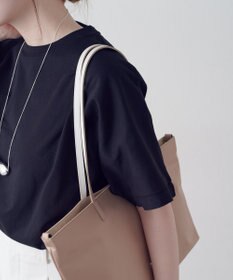 russet バイカラーレザーハンドルトートバッグ(SF-279)