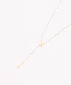 ANY ドロップラリエットネックレス ゴールド