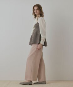 GRACE CONTINENTAL ペプラムベアニットトップ