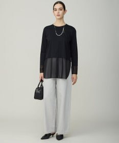 ICB 【先行予約】コットンカラーデニム カーブパンツ