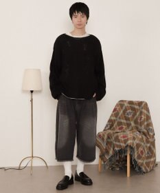 WEGO ダブルガーゼダメージプルオーバー