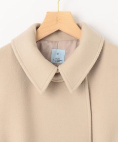 組曲 L ライトビーバー トレンチライク ロングコート