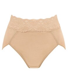 BRADELIS New York 【BRADELIS New York / 育尻・伸びる・綿混・深め】モモパンツ・ハイレグショーツ#303 シリーズ140万枚突破 補正ショーツ