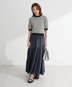 Green Parks ・ｓｗｉｎｇ　ｂｙ　マルチカラージャカードニット