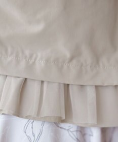 Tiaclasse 【洗える】チュールフリルタックブルゾン