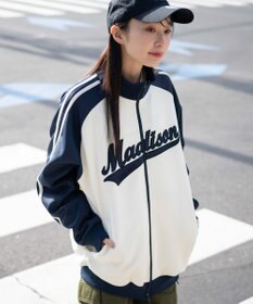 WEGO 【ユニセックス着用ITEM】ラグランライントラックジャケット