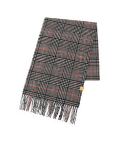 MOONBAT WEB限定【洗える】ミエル (miel) カシミヤ100％ チェックマフラー