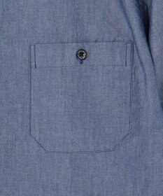 JOSEPH ABBOUD クールビズ【新作・環境配慮型素材】サスティナブルファブリック ビオグレースシャンブレー シャツ