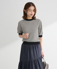 Green Parks ・ｓｗｉｎｇ　ｂｙ　マルチカラージャカードニット