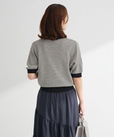 Green Parks ・ｓｗｉｎｇ　ｂｙ　マルチカラージャカードニット