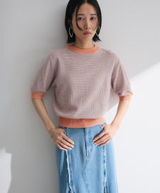 Green Parks ・ｓｗｉｎｇ　ｂｙ　マルチカラージャカードニット