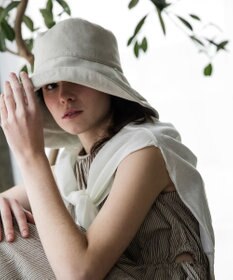 MOONBAT 【遮光】ワイヤー入りラフィネハット(つば広タイプ) 速乾／接触冷感／一級遮光／UVカット／軽量／手洗い可能／サイズ調整可能