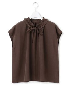 23区 【WEB&一部店舗限定】ライトタンブラー ギャザー フリル ブラウス