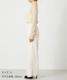 NAVE 【Nave・洗える】フェザーフリンジ イージーパンツ