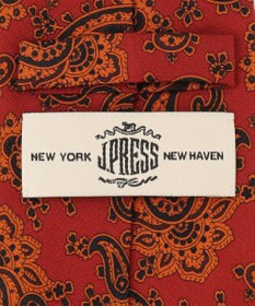 J.PRESS MEN オーバーダイペイズリーハンドプリント ネクタイ