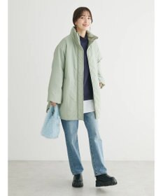 Green Parks 中わたスタンドカラーミドル丈ブルゾン