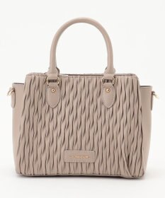 LA BAGAGERIE ランダムプリーツ2WAYハンドバッグ