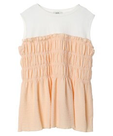 earth music&ecology ドッキングシャーリングプルオーバー